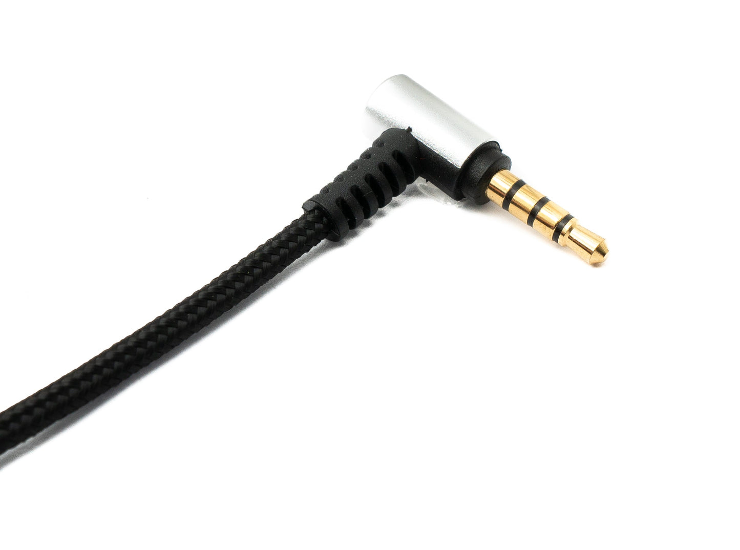 SYSTEM-S replacement cable 2 m AUX jack 3.5mm plug for SteelSeries Arctis 7 5 3 Pro headsets angle