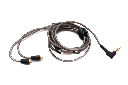 SYSTEM-S hljóðsnúra, 120 cm, AUX 3,5 mm tengi fyrir hljóðnema, fyrir Sennheiser heyrnartól, AKG N5005 HD6XX IE 900