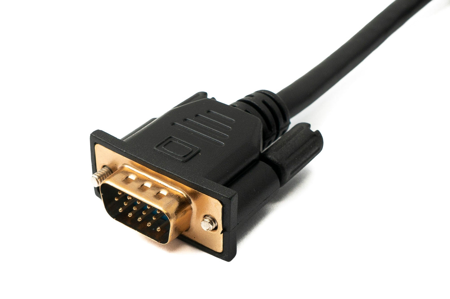 SYSTEM-S D Sub15 kapall 100 cm HD VGA 15 pinna karlkyns í karlkyns DB15 hallaður niðurhallaður