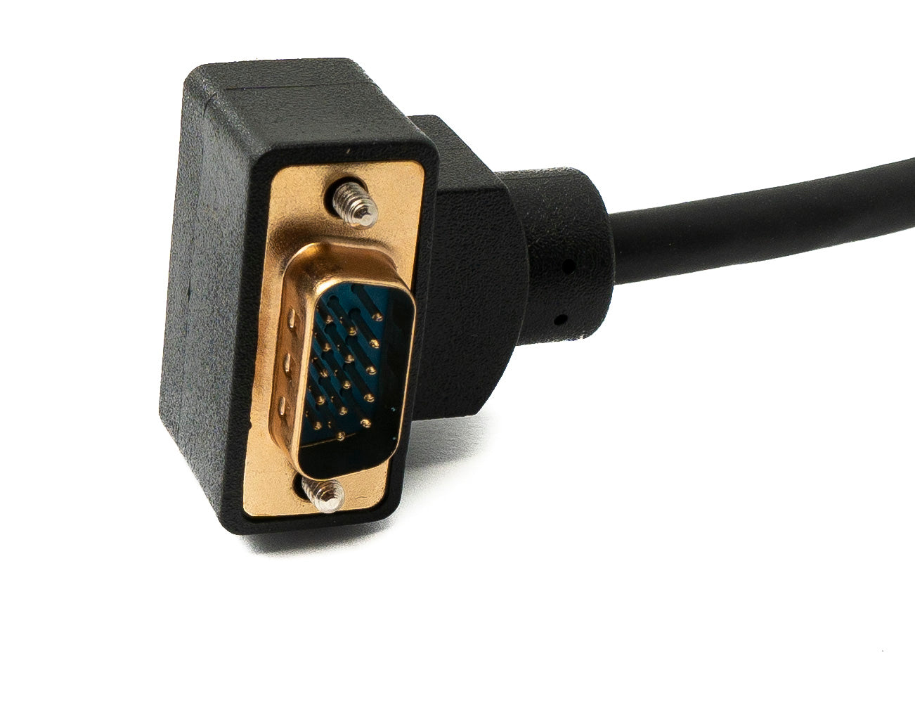 SYSTEM-S D Sub15 kapall 100 cm HD VGA 15 pinna karlkyns í karlkyns DB15 hallaður niðurhallaður