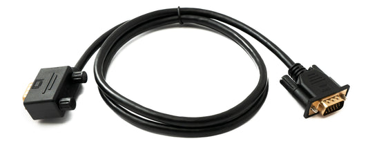 SYSTEM-S D Sub15 kapall 100 cm HD VGA 15 pinna karlkyns í karlkyns DB15 vinklaður vinstri vinklaður