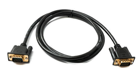 SYSTEM-S D Sub15 snúra 150 cm HD VGA 15 pinna karlkyns í karlkyns DB15