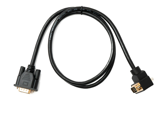 SYSTEM-S D Sub15 kapall 100 cm HD VGA 15 pinna karlkyns í karlkyns DB15 vinklaður upp á við
