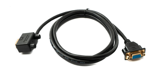 SYSTEM-S D Sub15 kapall 150 cm HD VGA 15 pinna karlkyns í kvenkyns DB15 vinklaður vinstri vinklaður