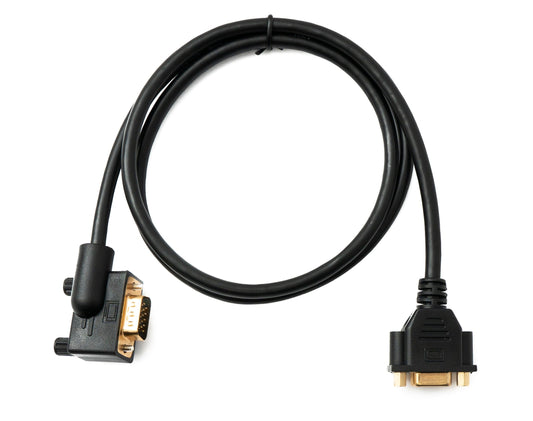 SYSTEM-S D Sub15 kapall 100 cm HD VGA 15 pinna karlkyns í kvenkyns DB15 hornrétt hornrétt