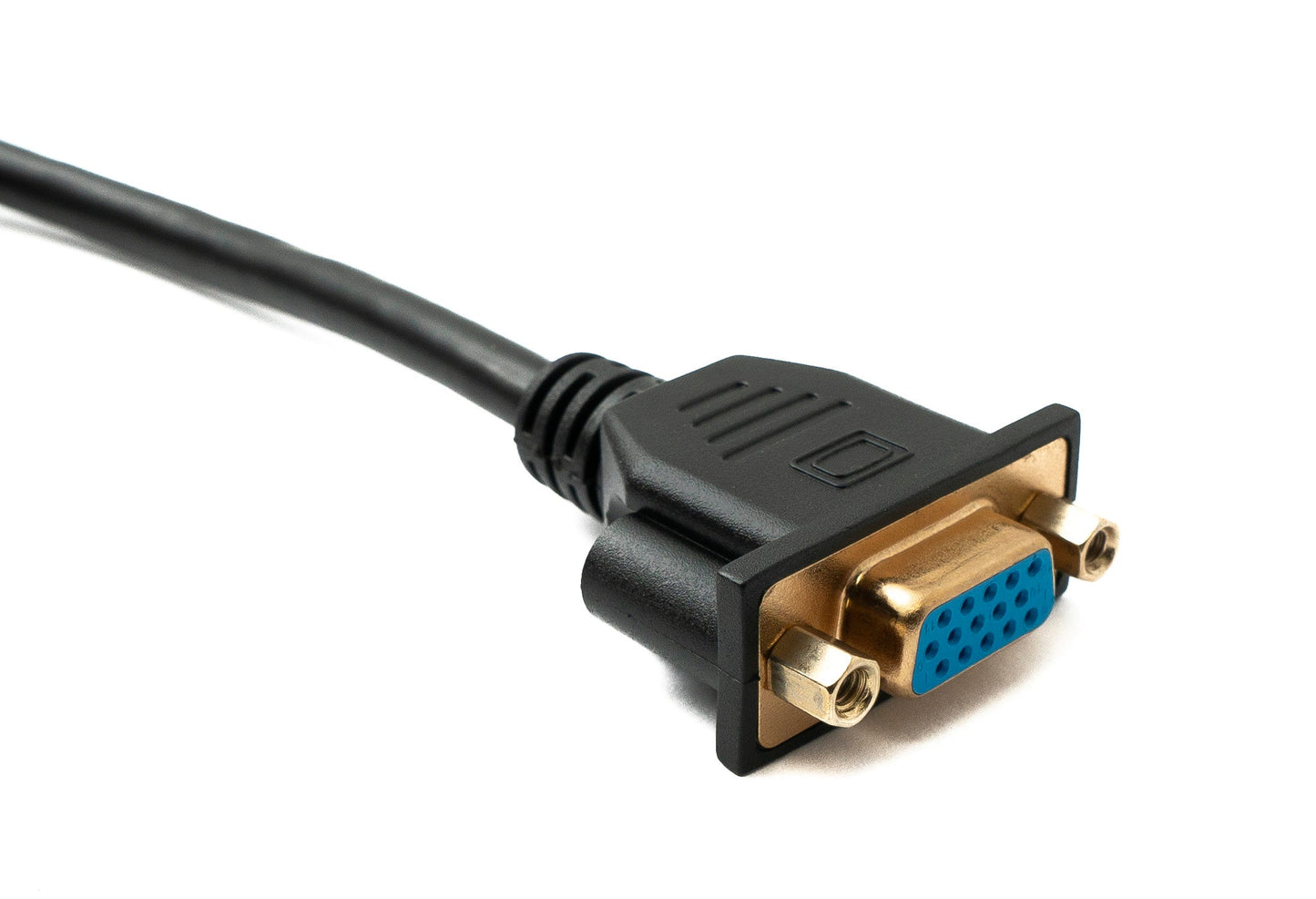 SYSTEM-S D Sub15 cable 100 cm HD VGA 15 pin male to female DB15