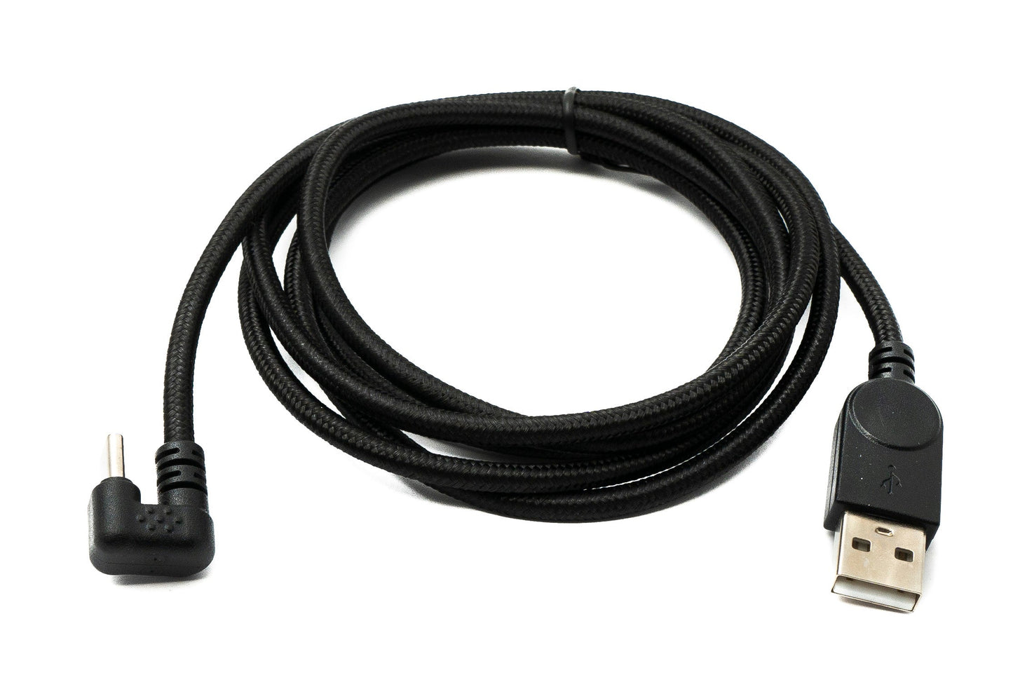 SYSTEM-S USB 3.1 cable 150 cm Type C plug to 2.0 A plug 180° U Turn angle