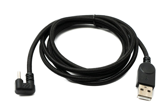 SYSTEM-S USB 3.1 cable 150 cm Type C plug to 2.0 A plug 180° U Turn angle