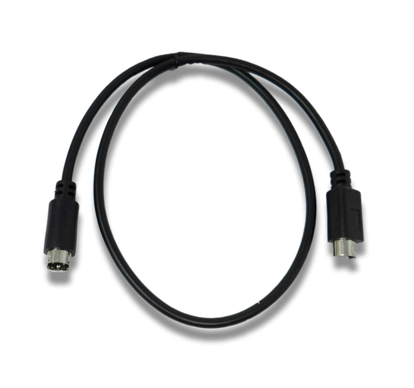 SYSTEM-S S-Video snúra 50 cm Din 4 pinna tengi í svart