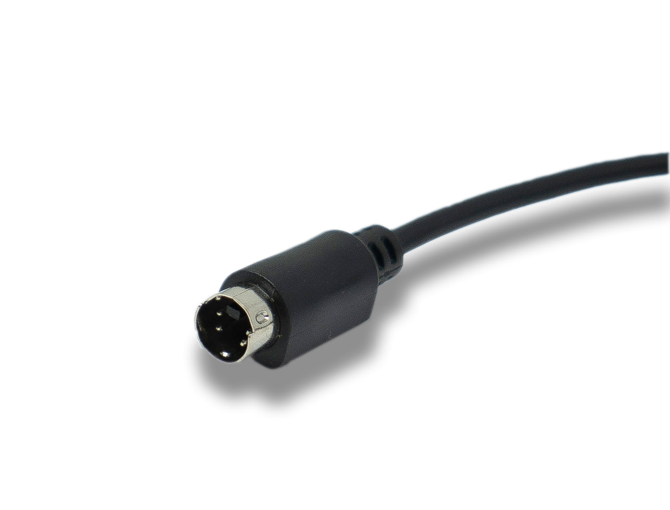 SYSTEM-S S-Video snúra 50 cm Din 4 pinna tengi í svart