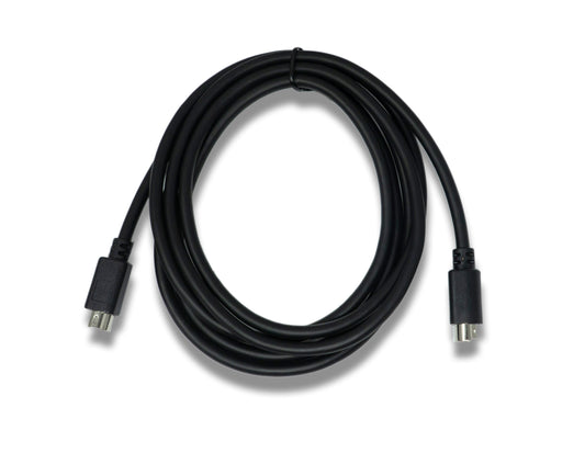SYSTEM-S S-Video cable 180 cm Din 7 pin male to male in black