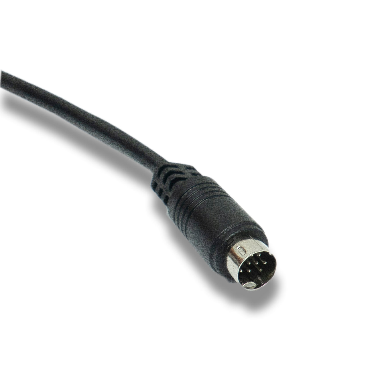 SYSTEM-S S-Video cable 180 cm Din 9 pin male to male in black