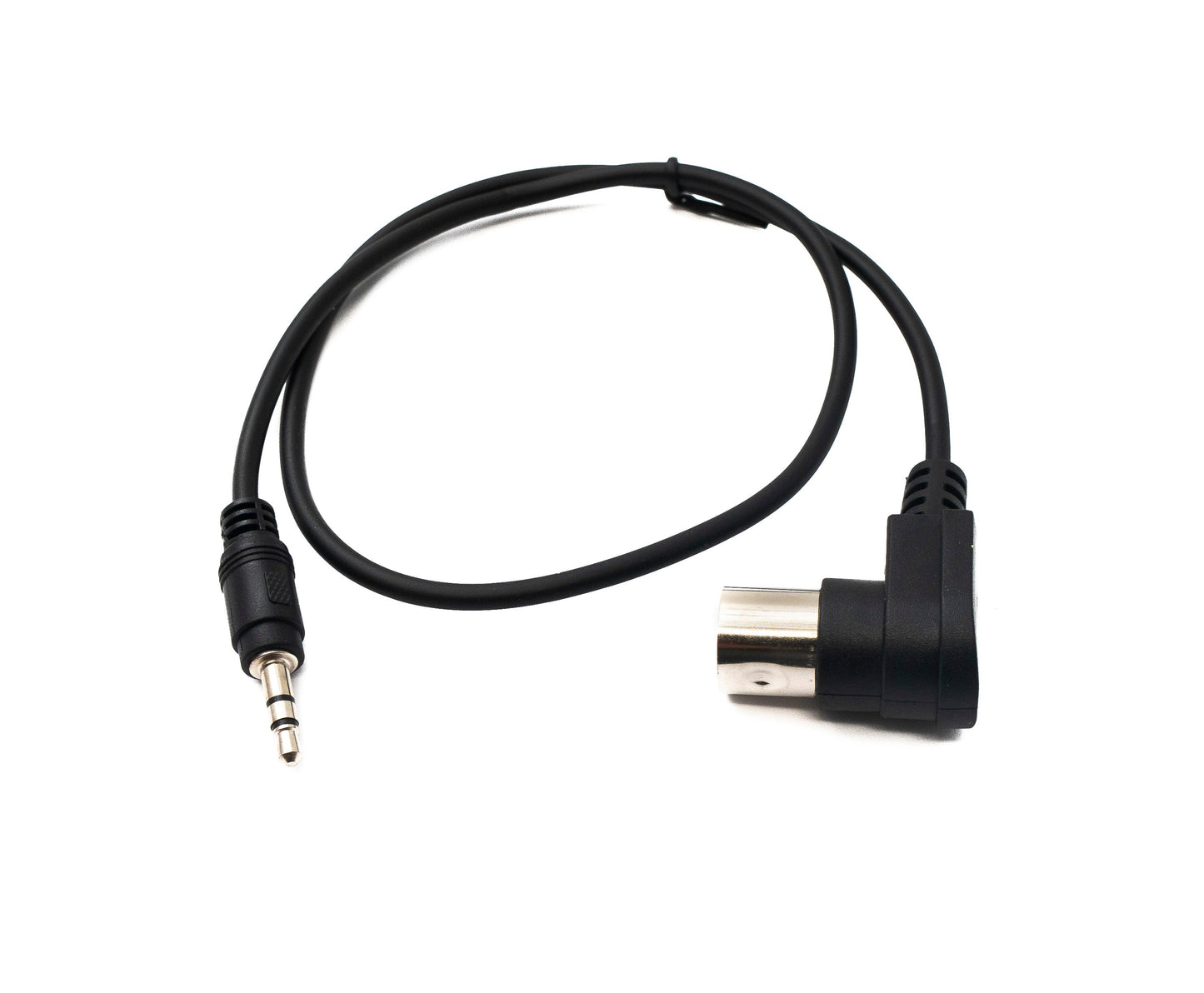 SYSTEM-S MIDI snúra 50 cm Din 5 pinna tengi í 3,5 mm jack tengi AUX vinklaður