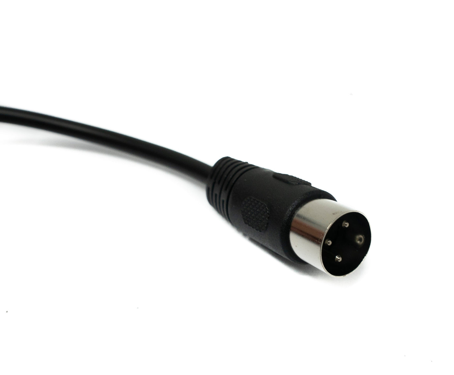 SYSTEM-S S-Video Kabel 3 m Din 3 Pin Stecker zu Buchse in Schwarz