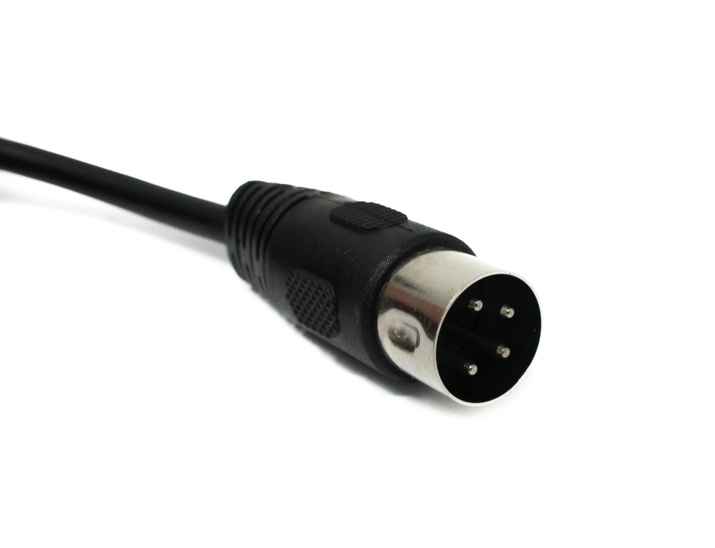 SYSTEM-S S-Video cable 100 cm Din 4 pin male to female in black