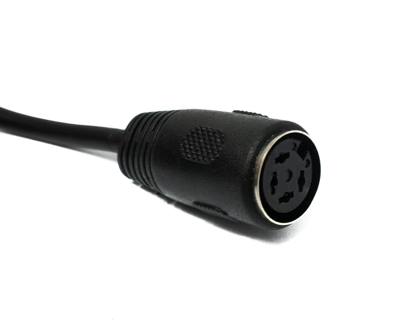 SYSTEM-S S-Video cable 100 cm Din 4 pin male to female in black