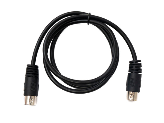 SYSTEM-S S-Video cable 100 cm Din 4 pin male to male black
