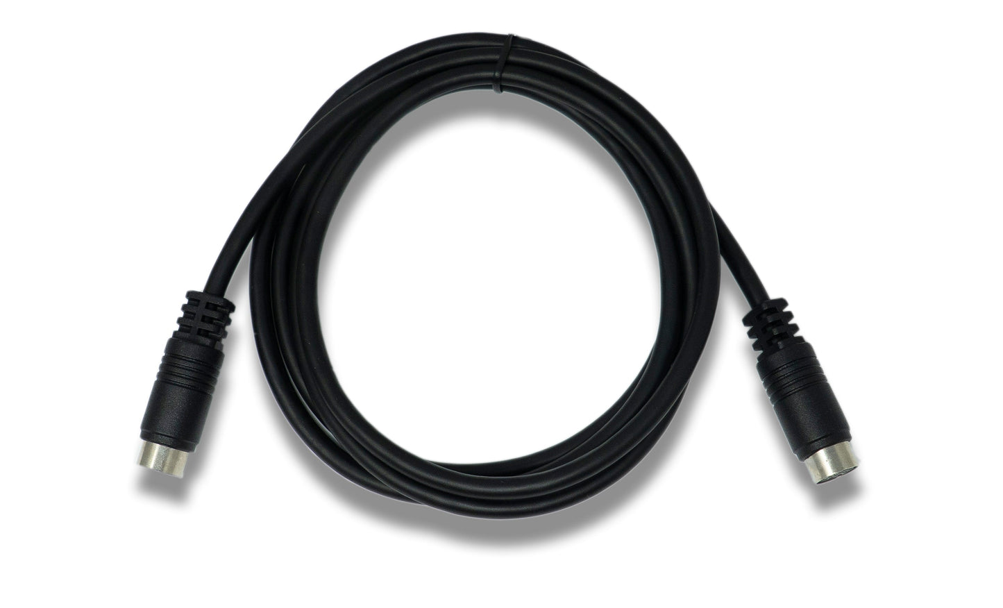 SYSTEM-S S-Video snúra 150 cm Mini Din 10 pinna kvenkyns í kvenkyns í svörtu
