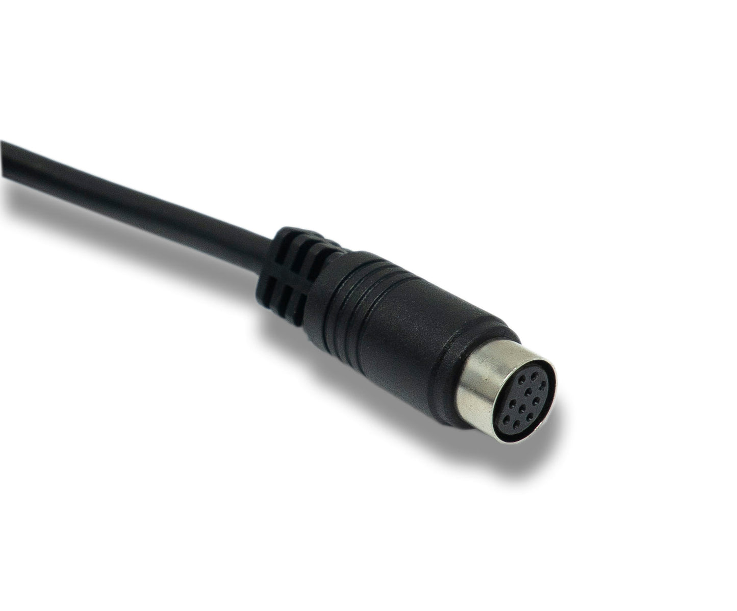 SYSTEM-S S-Video snúra 150 cm Mini Din 10 pinna kvenkyns í kvenkyns í svörtu