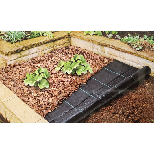 Unkrautvlies Anti-Unkraut Tuch Gartenvlies reißfest wasserdurchlässig 100x1000cm