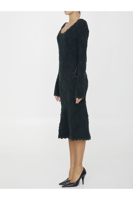Aran knit dress