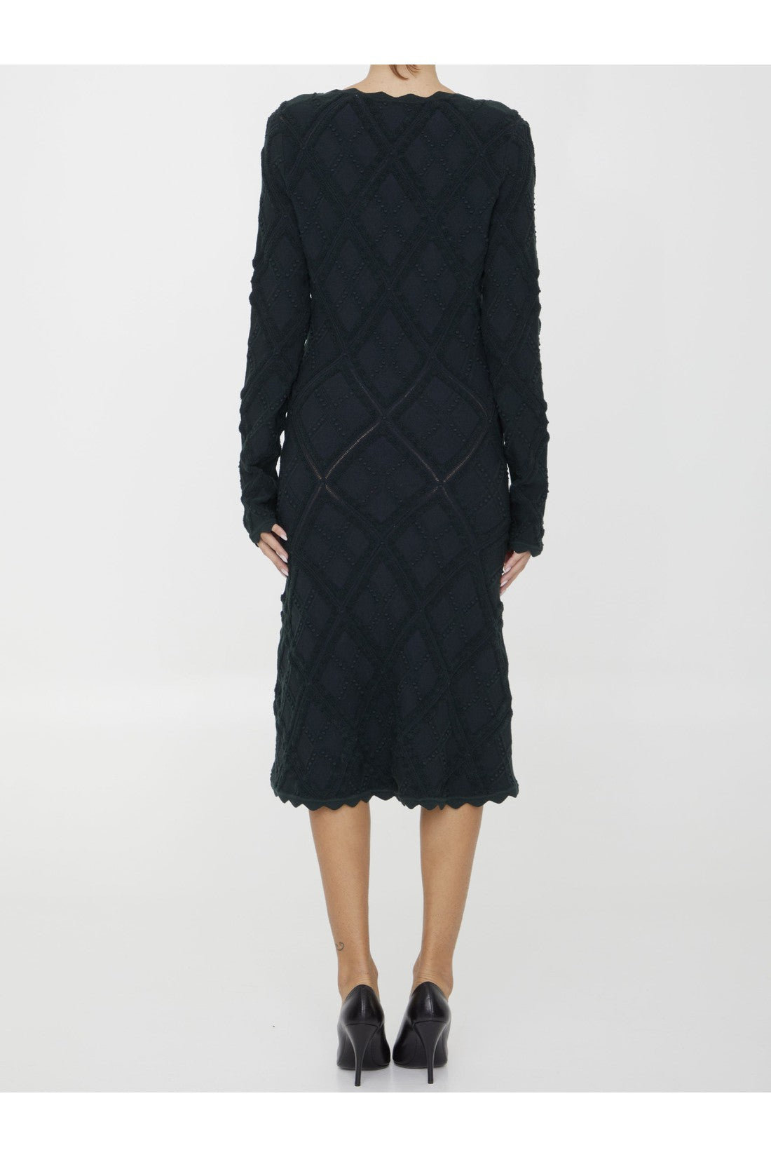 Aran knit dress