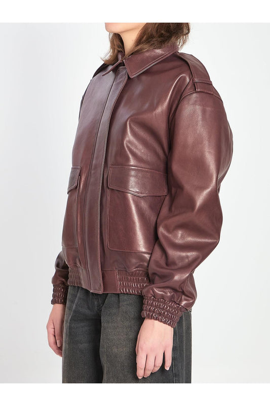 Astra leather jacket