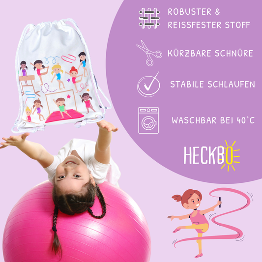 Children's gym bag gymnasts