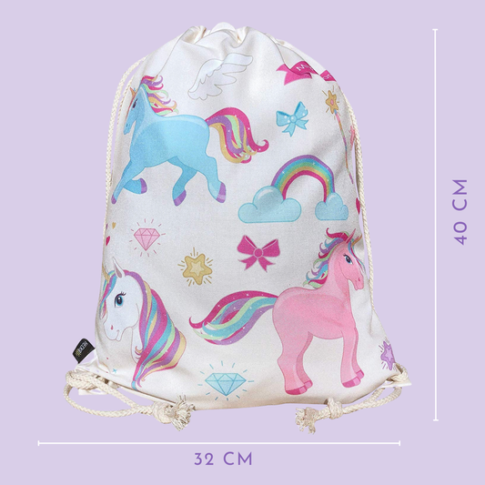 Children's gym bag unicorn