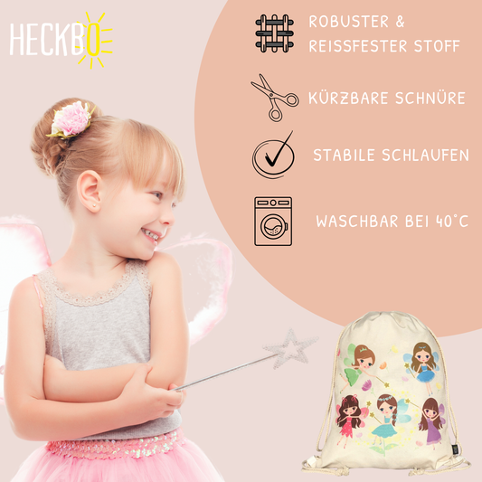 Kinder Turnbeutel Fee