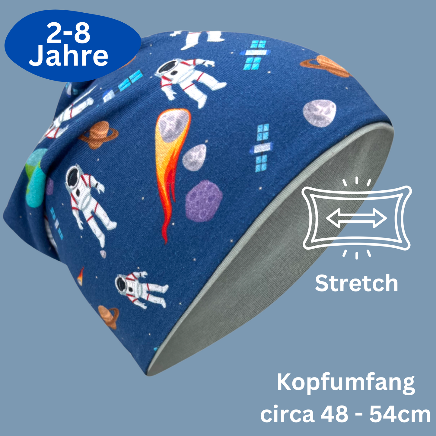 Kinder Beanie Mütze & Loop Set - Astronaut