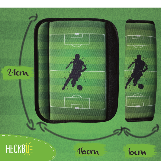 Car seat belt protector football
