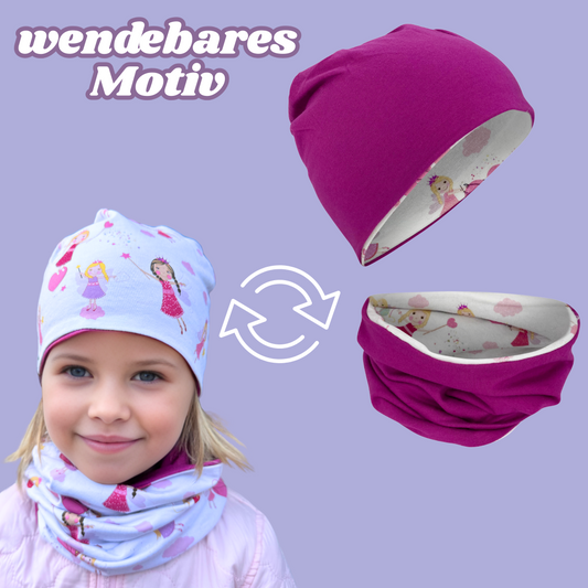 Children's Beanie Hat & Loop Set - Fairy