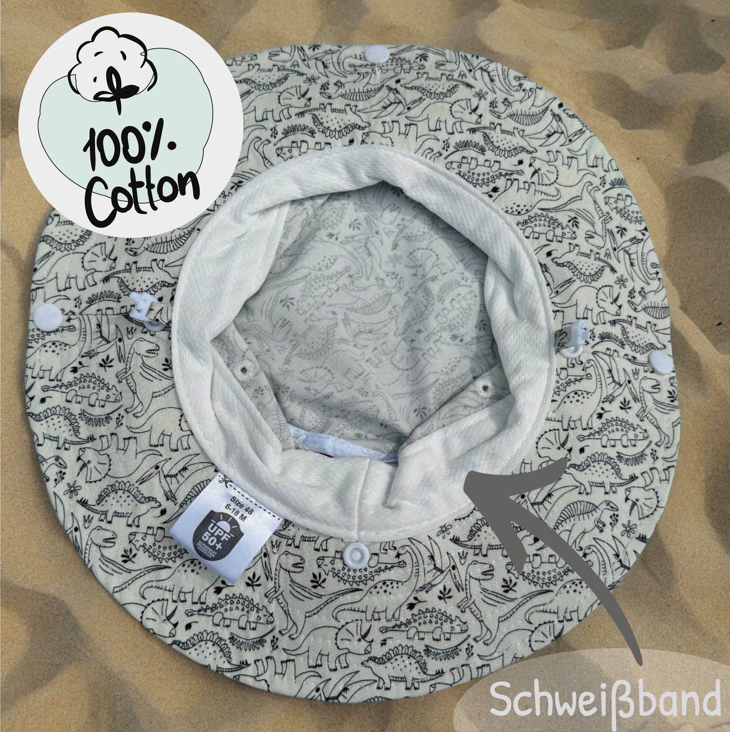 Baby Sonnenhut Dino 6 - 24 Monate
