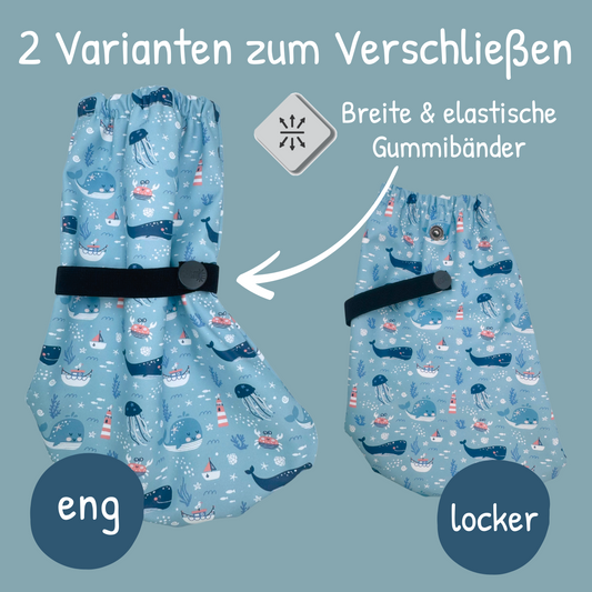 Füßlinge ohne Innen-Futter - Meerestiere