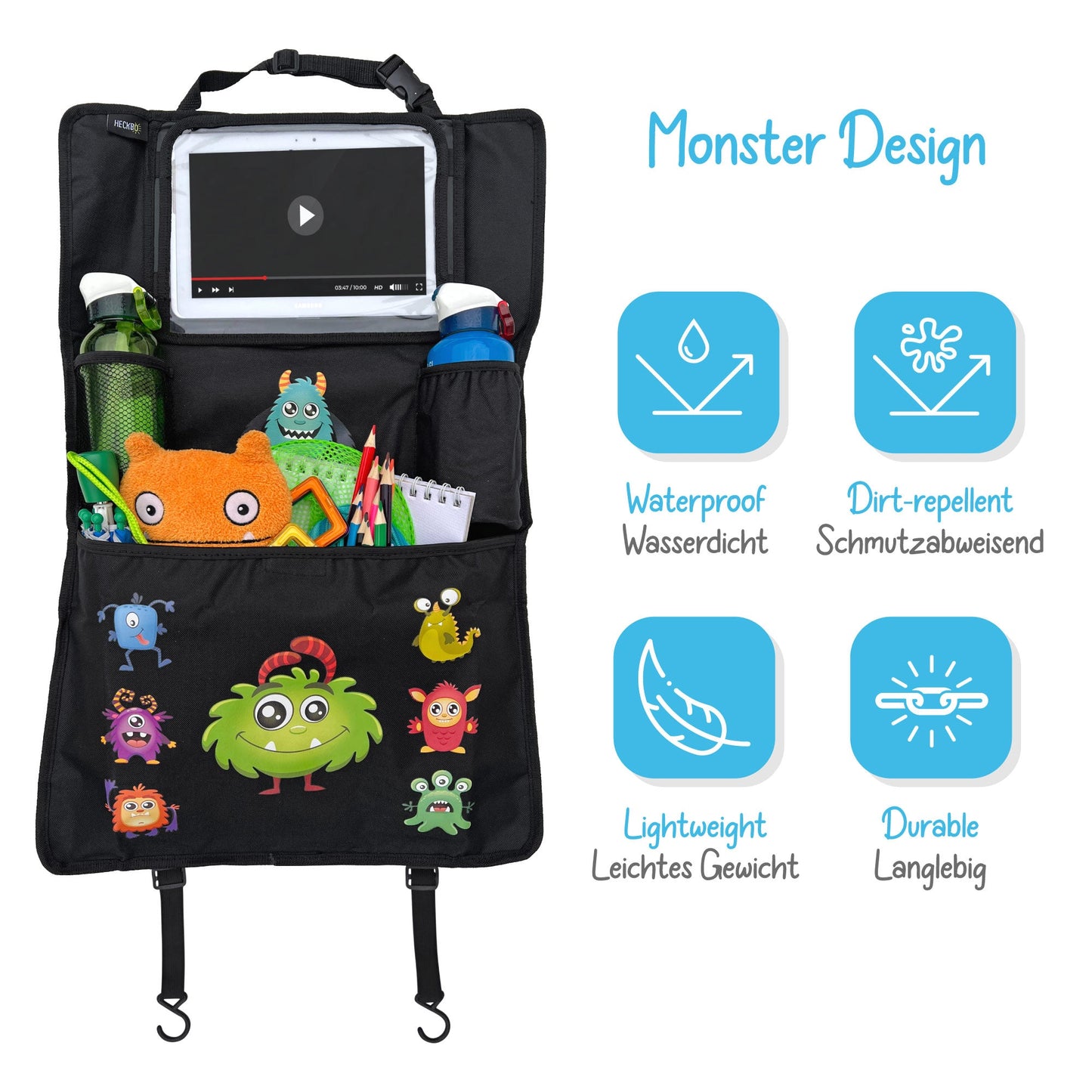 Auto Rücksitz Organizer - Monster