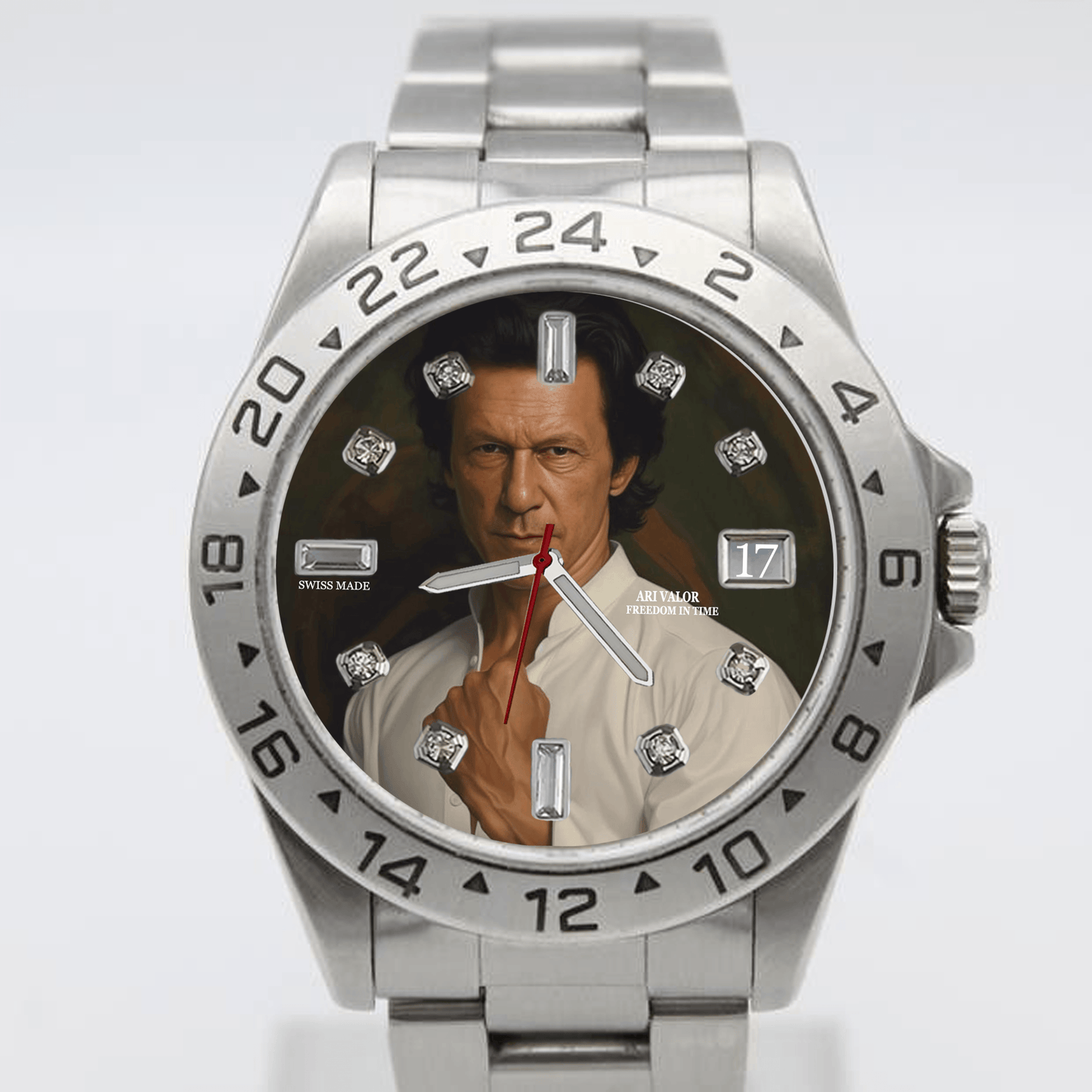 IMRAN KHAN,Valor watches stainless steel case