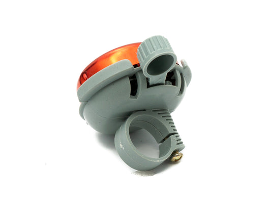 SYSTEM-S bicycle bell shiny in retro look made of aluminum in red