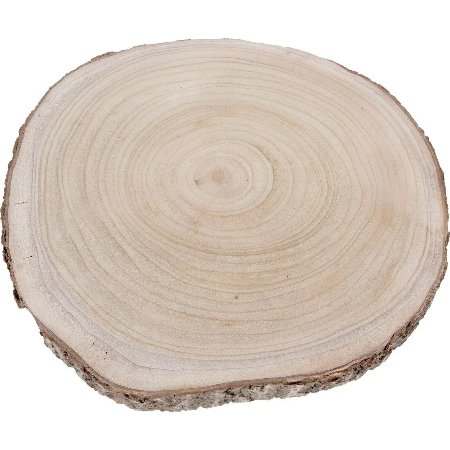 Dekobrett Baumscheibe Holz Holzbrett Brett Holzscheibe Tablett Deko Ø 30 - 36 cm