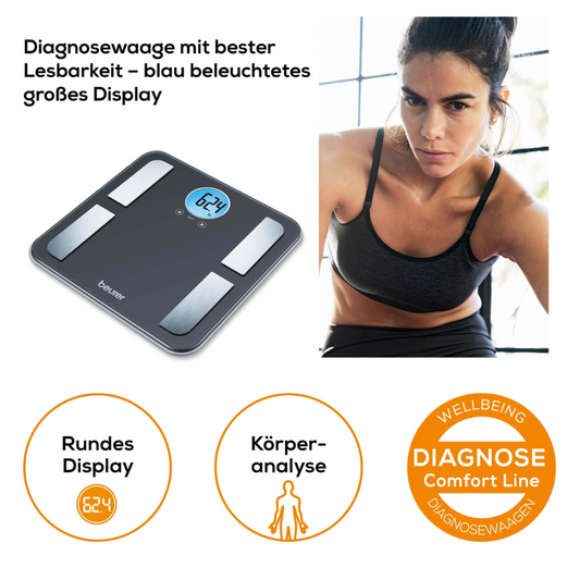 Auslaufartikel: Beurer BF 195 Diagnosewaage | Packung (1 Stück)