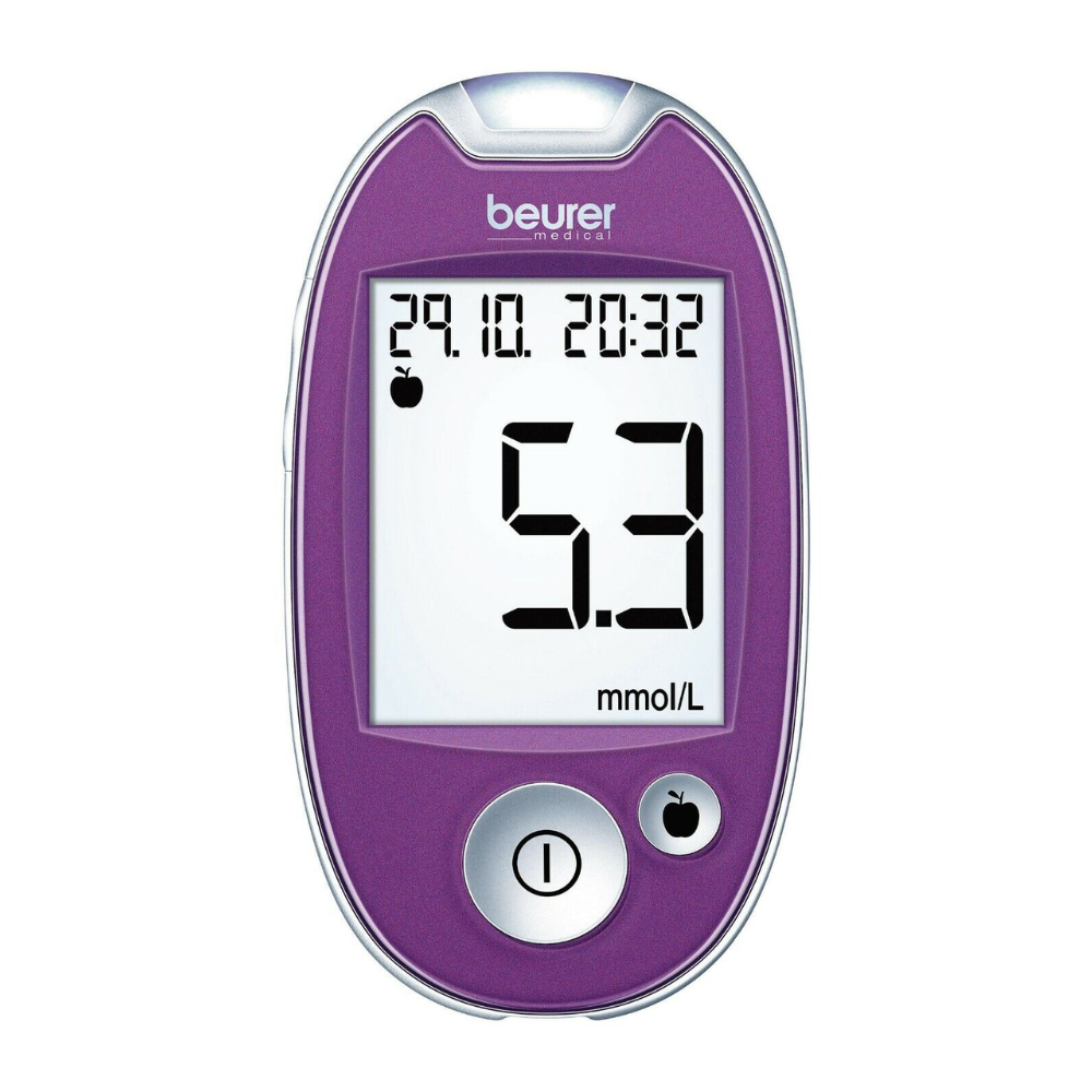 Beurer Blutzuckermessgerät GL 44 mmol/L - black, purple, white