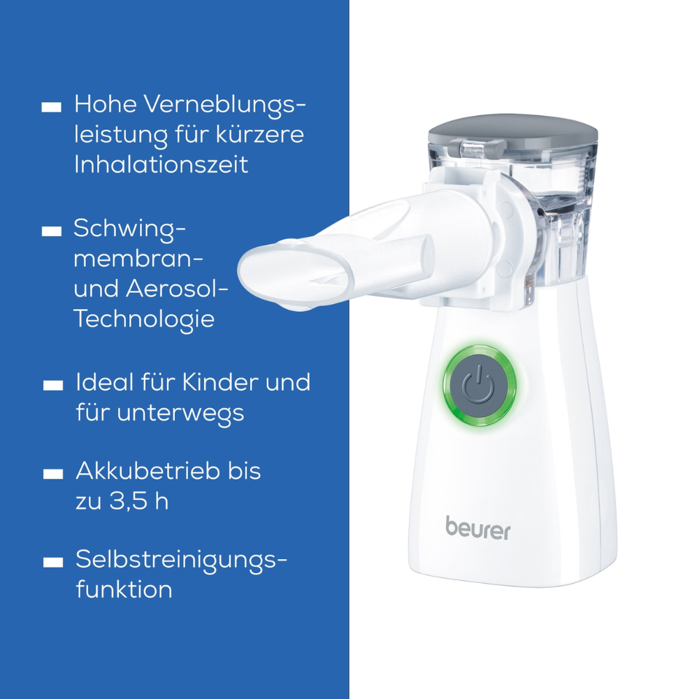 Auslaufartikel: Beurer IH 57 Inhalator mit Schwimgmembran-Technologie | Packung (1 Stück)