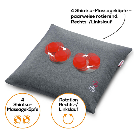 Auslaufartikel: Beurer MG 135 Shiatsu-Massagekissen | Packung (1 Stück)