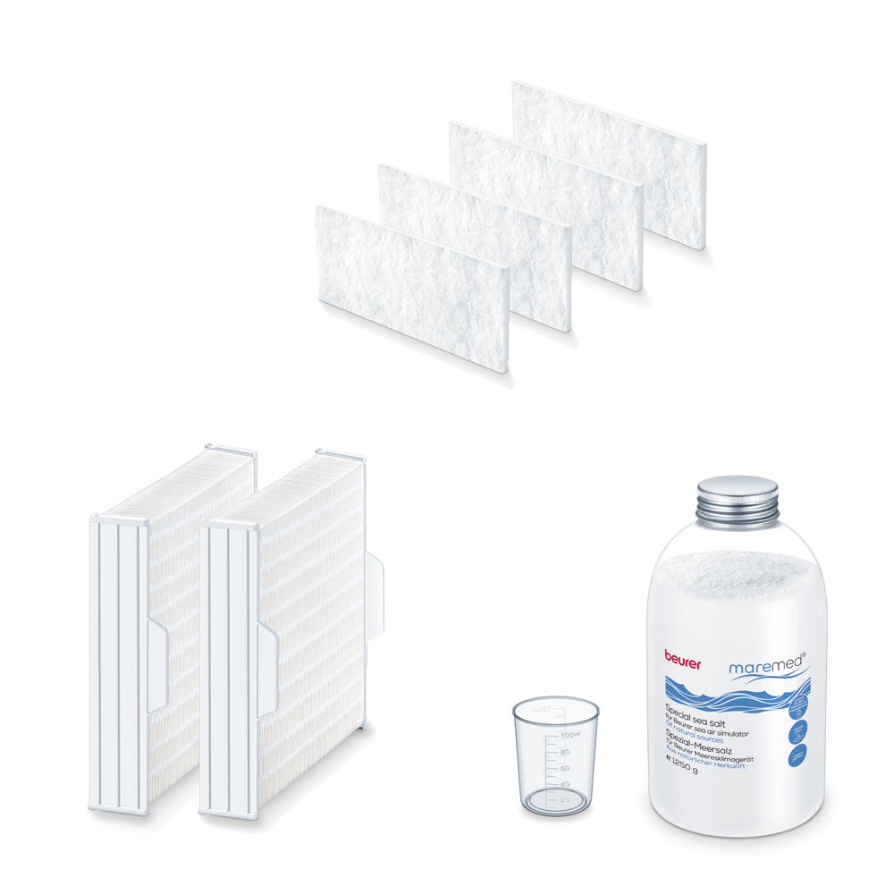Auslaufartikel: Beurer maremed® MK 500 Salz & Filter Kombi-Set | Packung (1 Stück)