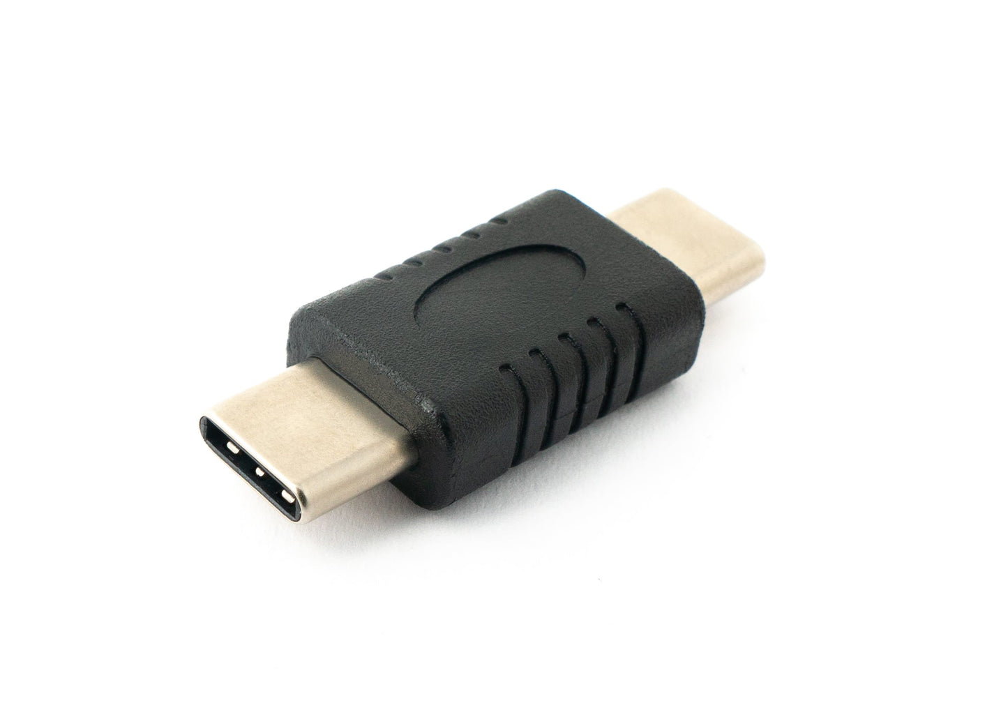 SYSTEM-S USB 3.1 Adapter Typ C Stecker zu Stecker Kabel in Schwarz