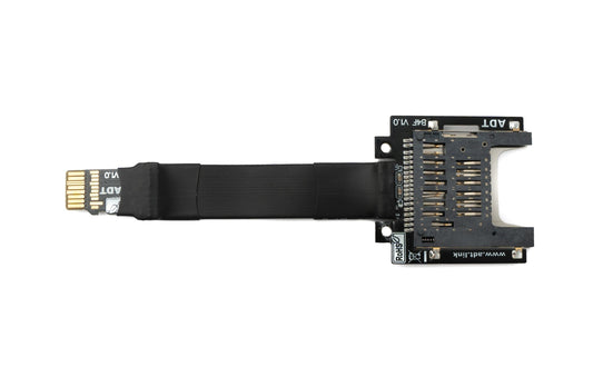 SYSTEM-S SD-kort 10 cm snúra Micro SD tengi í venjulegan tengil framlengingar millistykki