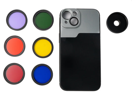 SYSTEM-S litasíusett 37 mm 6 litasíur fyrir ljósmyndun fyrir iPhone 13