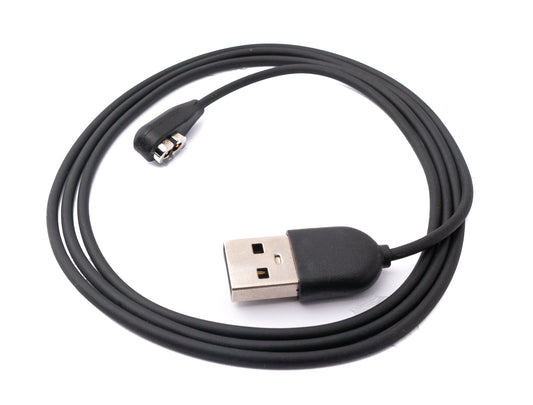 SYSTEM-S USB 2.0 snúra 100 cm hleðslusnúra fyrir Aftershokz Aeropex þráðlaus heyrnartól, svört