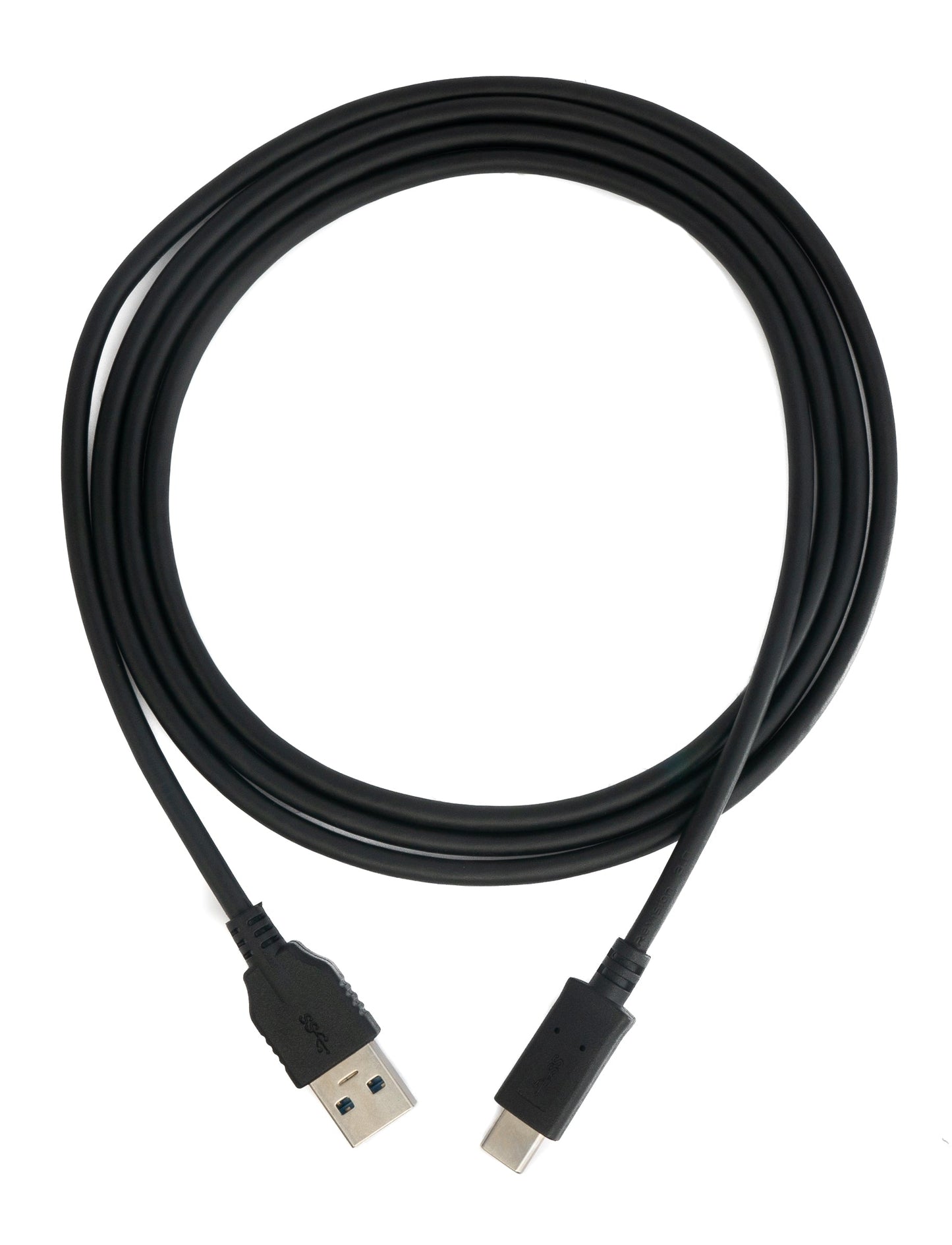 SYSTEM-S USB 3.1 Kabel 150 cm Typ C Stecker zu 3.0 Typ A Stecker in Schwarz