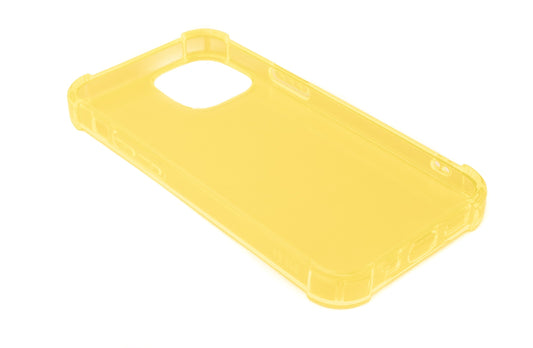 SYSTEM-S protective silicone case in yellow transparent case for iPhone 13 Mini